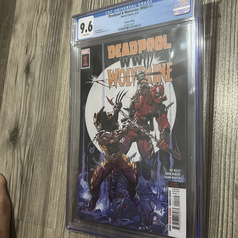 Deadpool & Wolverine WWIII Graded comic book CGC 9.6
